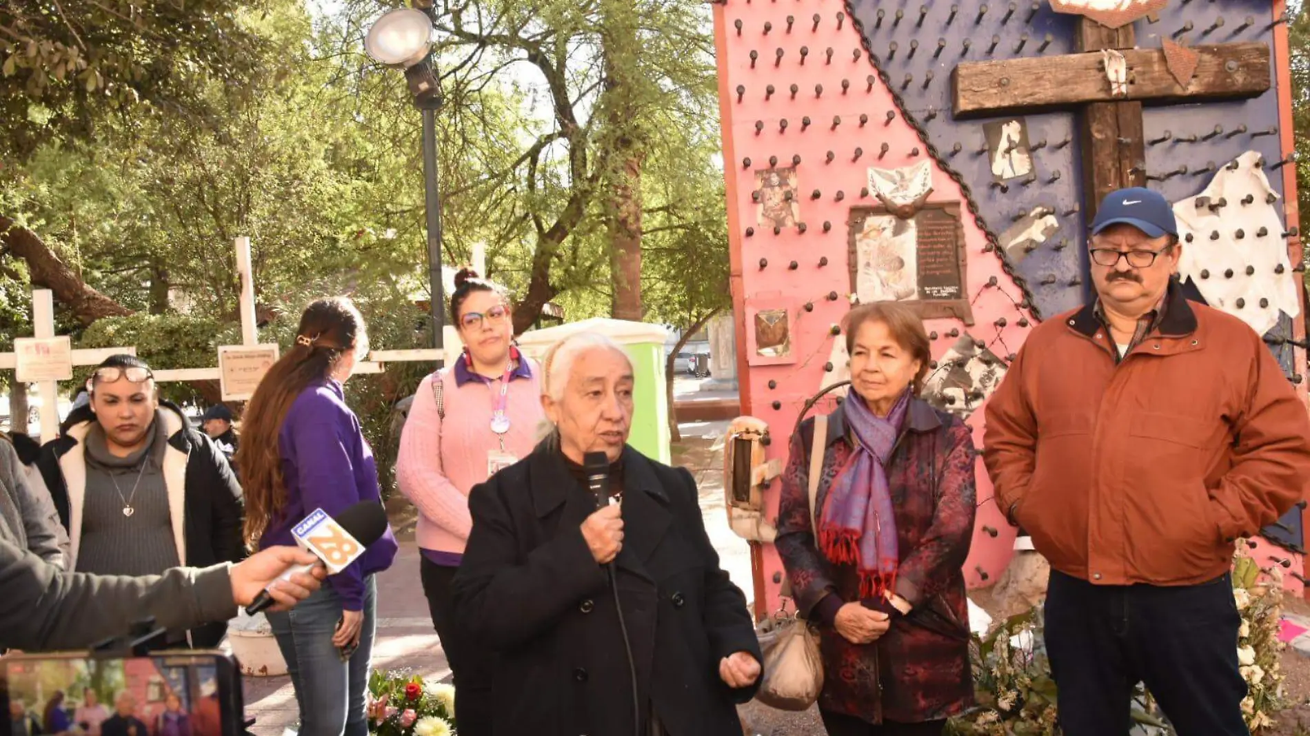 Conmemoración aniversario luctuoso de Marisela Escobedo